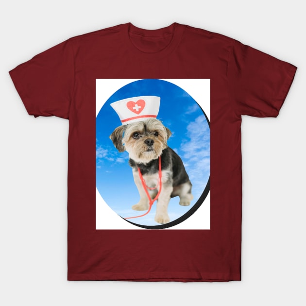 nurse dog T-Shirt by KA&KO